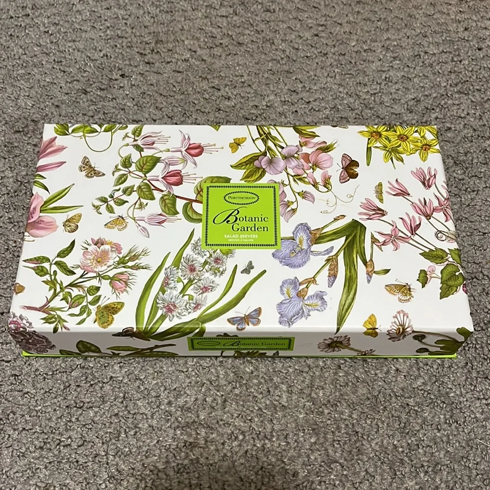 NWT Portmeirion Botanic Garden Salad Servers